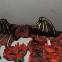Morph Red Dragon Costume for Kids, Boys Halloween Dragon Costume with Wings, Fun Dress-Up for Parties and Events, M