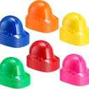 Gejoy Construction Party Hats Bulk Plastic Construction Hard Hat Suitable for Worker Costume Role Playing Birthday Supplies
