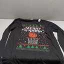Merry Swishmas Ugly Christmas Sweater Basketball Jumper Xmas Long Sleeve T-Shirt, XL