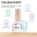 7 x Nail Ridge Filler For Damaged Nails: Gelike ec 8 in 1 Nail Strengthener for Thin Nails and Growth,Protein Nail Ridge Filler with Top Coat Free