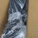 3 Wheels Rollator Walker for Seniors, Foldable Lightweight Walker with Detachable Tray and Storage Bag, Invisible Brake Line, 6 Levels Height Adjustable, 10'' Front Wheels