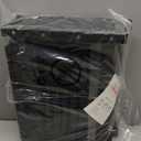 SPORT BEATS Stadium Seats with Back Support Bleacher Chairs with Back and Cushion Thick Padded Bleacher Seats Includes Shoulder Strap (Black)