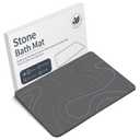 VEELOIM Stone Bath Mat, Bathtub Shower Mat for Bathroom