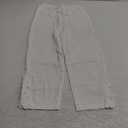 Women Fashion 2025 Casual Lightweight Drawstring Elastic Waist Pants with Pockets Small