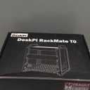 GeeekPi 4U Server Cabinet, 10 inch Mini Server Rack for Network, Servers, Audio, and Video Equipment, DeskPi RackMate T0 Rackmount, 7.87 inch Depth (Silver)