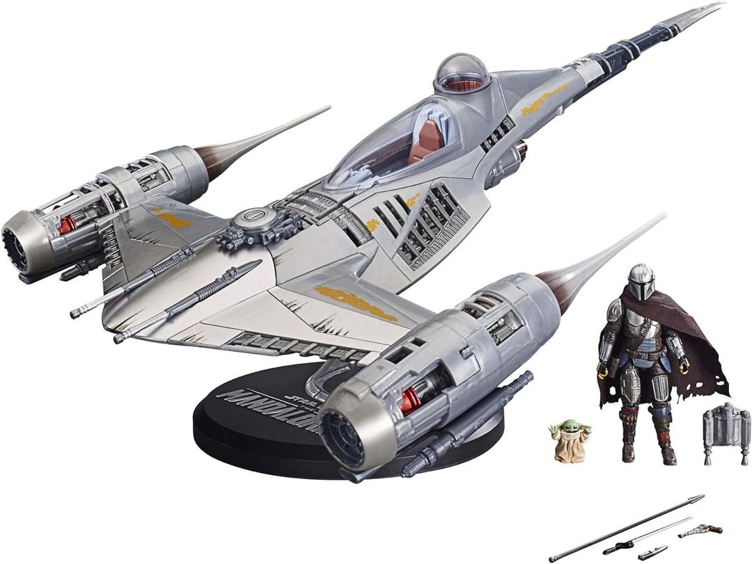 STAR WARS The Vintage Collection The Mandalorians N-1 Starfighter, The Mandalorian 3.75-Inch Vehicle & Action Figures, Ages 4 and Up