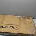 Chezerra A Frame Chalkboard Sign, 40"x20" Extra Large Sidewalk Chalk Board, Wooden Standing Chalk Boards Set with Markers, Double-Sided Magnetic Blackboard for Cafes, Weddings, Party Guide, Brown