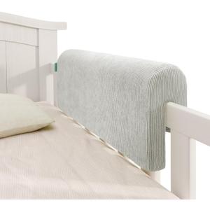 AEOCOO Bed Rail Bumpers Protector, Hospital Bed Rails Padding, Loft Beds and Bunk Beds Bumpers Protector, Premium Soft Memory Foam - Anti-Bump | Fall Prevention, Size 27.6 x 5.5 x 11.8 Inches, Gray