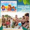 50 Pcs Mini Summer Beach Gnomes Figurines Bulk Small Ocean Rubber Figures to Hide Funny Little Hawaiian Luau Party Favors Gifts Ornament for Home Office Miniature Crafts Decorations