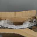 BAYN Metal Christmas Tree Collar, 28-Inch Diameter Base Cover Christmas Tree Ring Stand - Cream