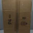 HEBE Outdoor Rug Waterproof 9x12, Reversible Plastic Straw Rug RV Camping Rug, Indoor Outdoor Patio Mat Clearance, Outside Carpet for Porch,Deck,Camper,Balcony,Backyard,Picnic (White/Black)