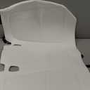 Car Seat Covers for New 2025 Tesla Model Y Juniper Nappa Leather Car Interior Seat Airbag Compatible Cushion Cover Full Set Custom Fit 2025-2026, Nappa White