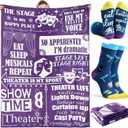 Theater Lovers Gifts for Girls Women Men Musical Theater Drama Gifts for Actors Broadway Favors 50" x 60"