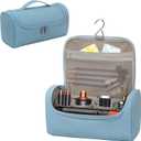 Portable Travel Case for Dyson Airwrap Multifunction Curling Iron And Accessories, Travel Bag With Hook, Stores All Models Of Curling Irons And Accessories (Sky blue