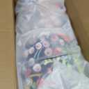 Levtex Home - Night Garden Quilt Set - Full/Queen Quilt and Two Standard Shams - Bold Floral - Navy Red Pink Green Ochre White - Quilt (88x92in.) and Shams (20x26in.) - Reversible - Cotton