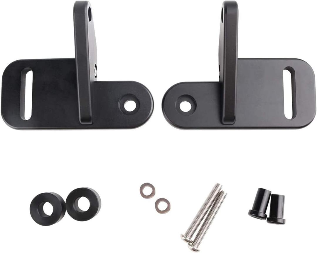 Light Mount LED Pod Light A-Pillar Mounting Bracket for JL JLU Sport 2018-2020, Black