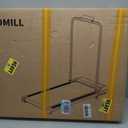 Walking Pad Treadmill with Incline and Handle Bar for Home Office Walking Pad Under Desk,Body Toning,Safety Handle,45db Quiet Design,5-Layer Shock Absorption Belt,0.6-3.8 MPH Remote Control, ‎45.25 x 22.5 x 4.75 inches