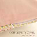 Patdrea Designer Velvet Throw Pillow Cover, Set of 2, 12"x20"-Kulom A (2 Pack Pink Rectangle)