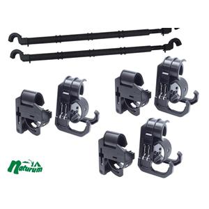 Car Fishing 8 Rod Holder Adjustable 35 to 57 Inch, Heavy Duty Vehicle Fishing Pole Rack for SUV, Wagons, Van