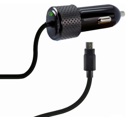 ZGear Quick Charge Micro USB Car Charger - Black