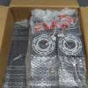 6Pack 15inch LED Square Up & Down Wall Lights,14W Outdoor Wall Light 4000K Day White Aluminum Body Waterproof IP65 LED Exterior Light Fixtures Wall Mount for House Patio Garage Garden.