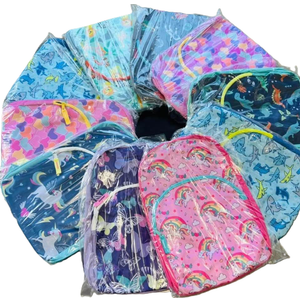 24 Pcs Backpacks Bulk for Kids Colorful Bookbags for Elementary Middle High School Boys Girls Charity Donate(Stylish Colors), Size 15*11,5 inch