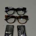 CGID Oversized Clear Lens Fake Glasses Women Men,100% UV400 Protection,Thick Big Square Frame Fashion Eyeglasses (Glossy Black & Amber Tortoise)