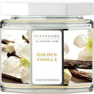 YR Scent Golden Vanilla Home Fragrance Candle  14.5 oz 3-Wick Glass Jar