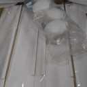 CTSNSLH 4 Tier Plastic Storage Bins and Boxes Organizer - Stackable with Lids for Bedroom, Living Room, Office - Foldable Containers (White)