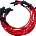 M12259C301 10Pcs 10.5mm Red Spark Plug Wires Set Fit for Ford F-150 F150 1979-1995 Mustang 1964-1995