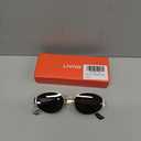 livho 2025 Trendy Oval Sunglasses - Stylish Polarized Shades for Everyday - Retro Metal Frames