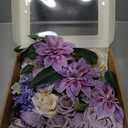 Ling's Moment Artificial Flowers Box Set for DIY Wedding Bouquets Centerpieces Arrangements Party Baby Shower Home Decorations (Dreamy Purple) (Grand, Prpl-lilac & Purple)