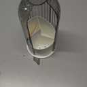 QIYVLOS Toothbrush Holders with Sliding Lid, Rotating 3 Slots Bathroom Organizer Countertop, Tooth Brush Toothpaste Holder Bathroom Counter Stand Caddy for Vanity Makeup Brushes Holder (White)