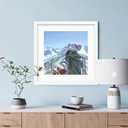 THREELOVE White 15x15 Frame with 11x11 Mat Opening Picture Frame -1PCS
