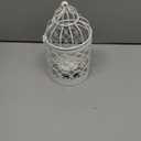 Hanging Birdcage Lantern, Metal Tealight Holder Vintage Decorative Hanging Candle Holder Lantern Centerpieces for Wedding Halloween Christmas Table Decoration