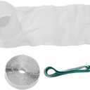 Portable Air Conditioner Window Seal Kit, Easy Install and Loop Tape, Keep Rooms Cool for Most AC Dryer