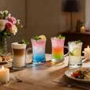 3.3oz Mini Beer Mugs with Handle for Party (Set of 4), Vodka, Tequila, Great for Father, Husband, Birthday or Friend Party Present