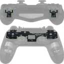 eXtremeRate Whole Tactile Clicky Kit for PS4 Controller Shoulder Face Dpad Buttons, Custom Flashshot Button Stop Flex Cable, Mouse Click Kit for PS4 Controller CUH-ZCT2 JDM-040/050/055