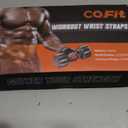 COFIT Wrist Straps for Weightlifting, Workout Wrist Wraps with Dual-Layer Oxford Leather, Enhanced Grip for Optimal Hand and Wrist Protection, Gym Lifting Straps for Deadlift and Powerlifting (Standard size (Palm Length Over 7in), 07. Light Gray)