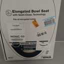 KOHLER Stonewood Quiet-Close, Elongated Toilet Seat Soft Close, Durable Wood, Easy Installation, Universal Fit, Home Essentials, Biscuit Finish, K-20466-96