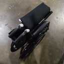 Medline Comfortable Folding Wheelchair with Swing-Back, Desk-Length Arms and Elevating Footrests, 20W x 16D Seat