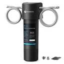 NOVETE Under Sink Water Filter, Upgraded 30K Gallons, NSF/ANSI42 &372 Certified, Reduces 99.5% Chlorine, Lead, PFOA/PFOS, Bad Taste, Direct Connect to Kitchen Faucet, USA Tech, UWF1A-PC-1, Black