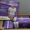 Amazon Basics Incontinence Underwear for Women, Protective, Disposable, Postpartum, Maximum Absorbency, XX-Large, Lavender, 42 Count (3 Packs of 14)
