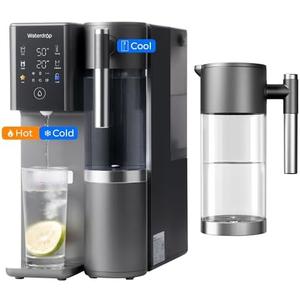 Waterdrop WD-A2 Countertop Reverse Osmosis System with MB-PWD Pure Water Tank, Bottleless Water Cooler, 6 Temperature Settings