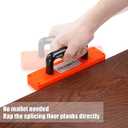 REXBETI Laminate Wood Flooring Installation Kit, LVP Installation Kit, Vinyl Flooring Tools - Tapping Block with Handle, Pull Bar, Double-Faced Mallet and Spacers, 43-Piece Flooring Installation Kit