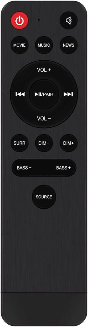 EN214C1H Replacement Remote Control Applicable for Hisense Soundbar HS214 2.1ch Sound Bar System