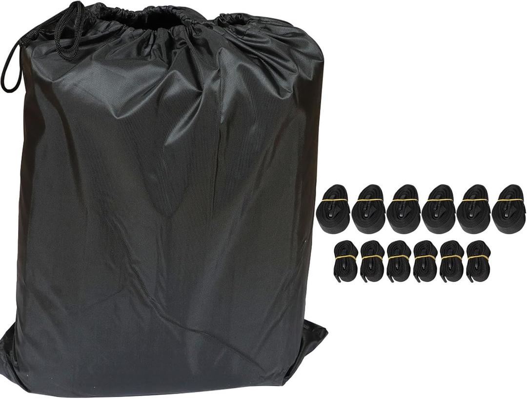 Boat Cover Heavy Duty Marine Grade Polyester Trailerable Replacement for Jon Boat 16FT Long Beam Width Up to 75In