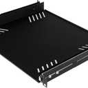 Penn Elcom R1290/1U Sliding Rack Tray (Audio, AV, IT, DJ) Equipment Shelf for 1 Rack Space up to 15 Inch Deep, 14.96" x 19" x 1.75"
