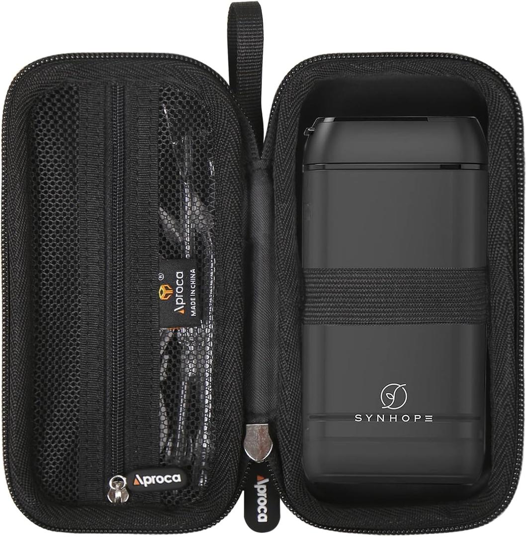 Aproca Black Hard Travel Storage Case, for SYNHOPE Water Flosser [Mini Cordless Portable] Oral Irrigator Water Teeth Cleaner Pick