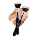 Foundation Brush For Liquid Makeup :Angled & Flat Top Kabuki Brush Synthetic Professional Makeup Brush For Liquid,Cream,and Powder-Buffing,Blending,Flawless Face Brush(GFOUNS-BR003-2P)